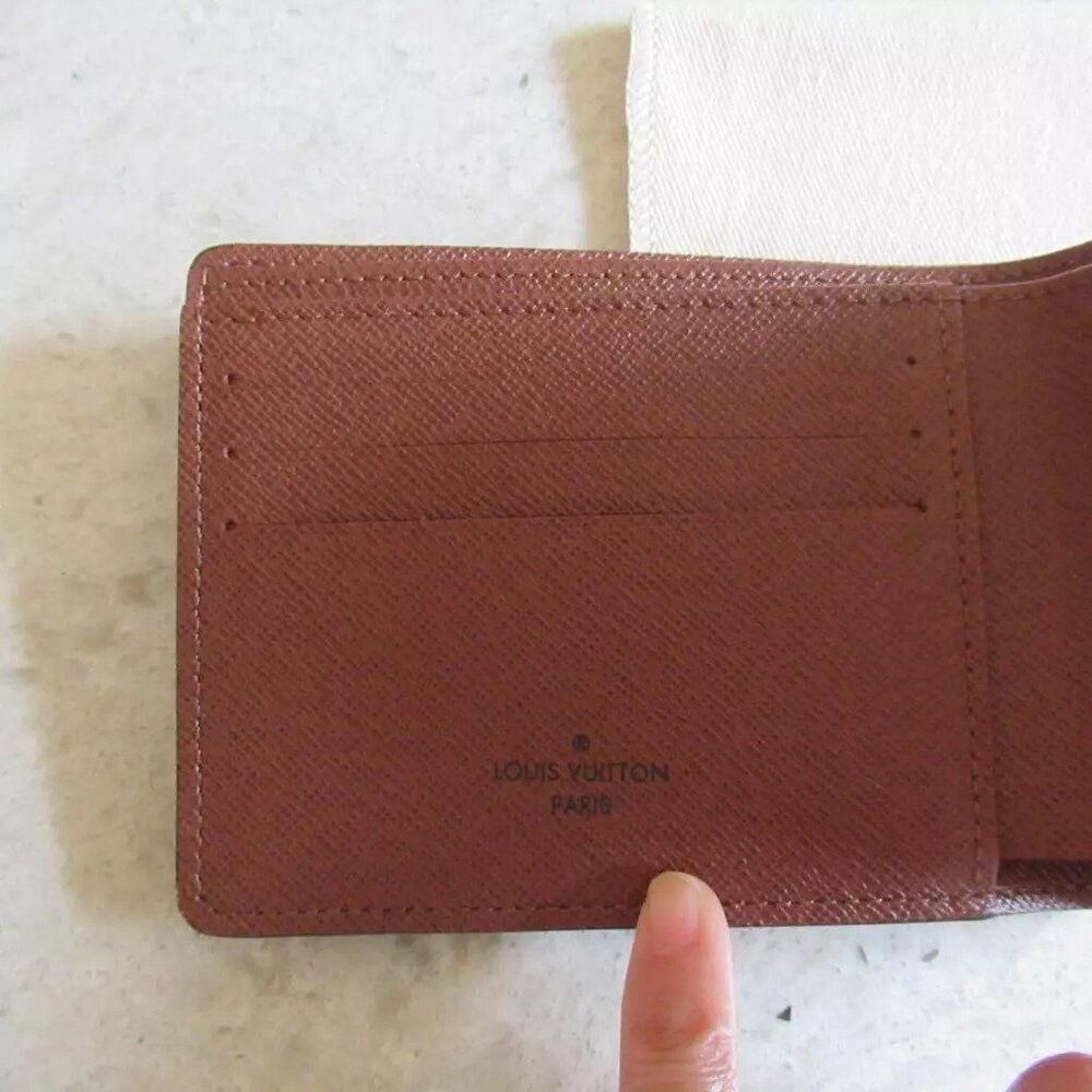 AUTHENTIC Louis Vuitton Monogram Canvas Multiple Card Wallet - Picture 11 of 16